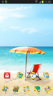 Free Summer Theme for ADW Launcher APK for PC
