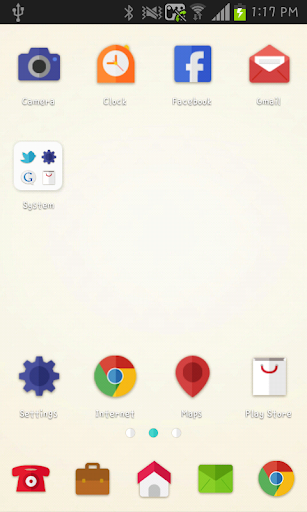 Paper go launcher theme