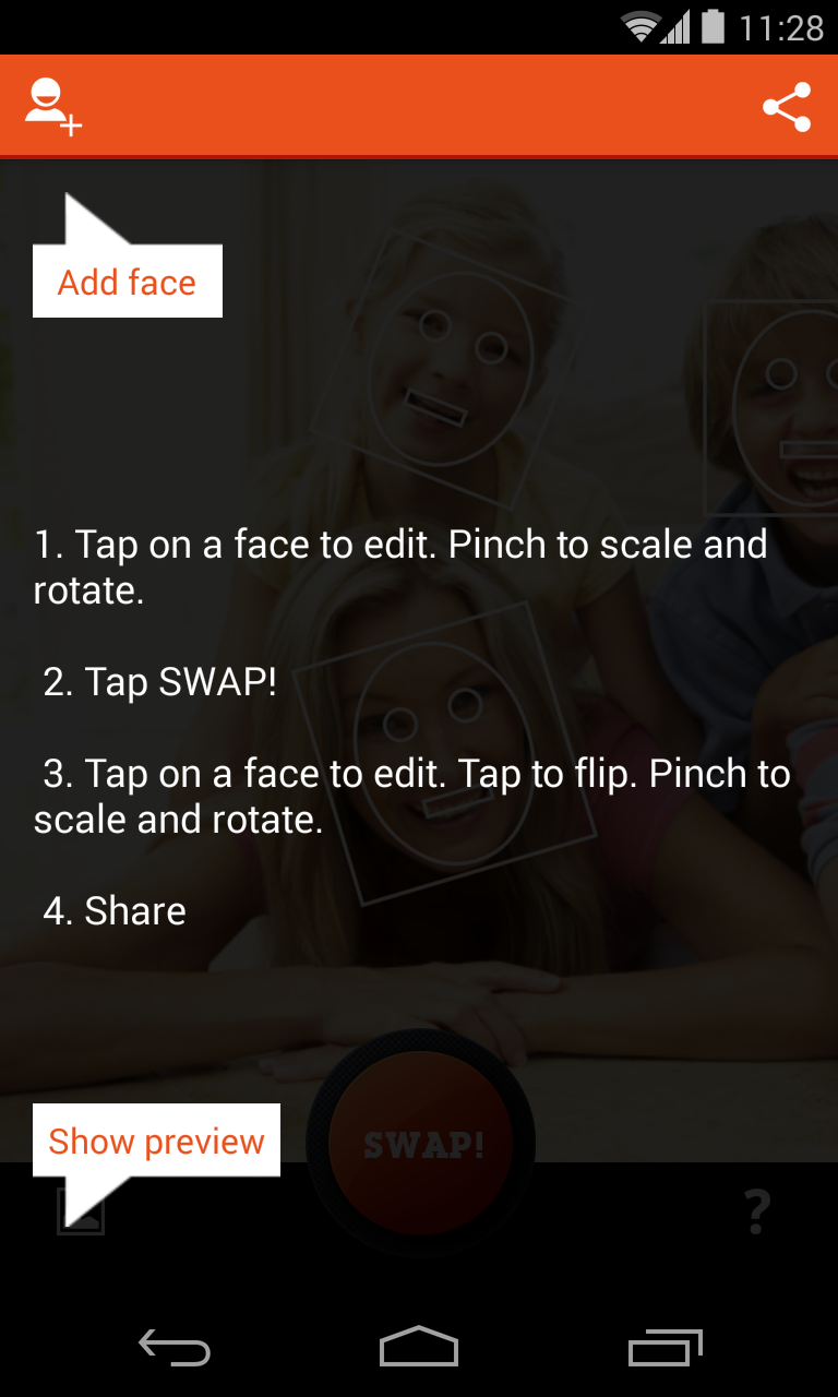 Face Swap! Screen 3