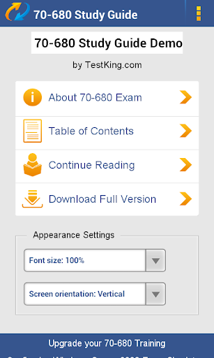 MCITP 70-680 Study Guide Demo