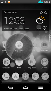 How to mod NEXT LAUNCHER THEME CirclesWHT 1.1 apk for bluestacks