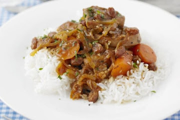 Pork ragout with carrots & cumin