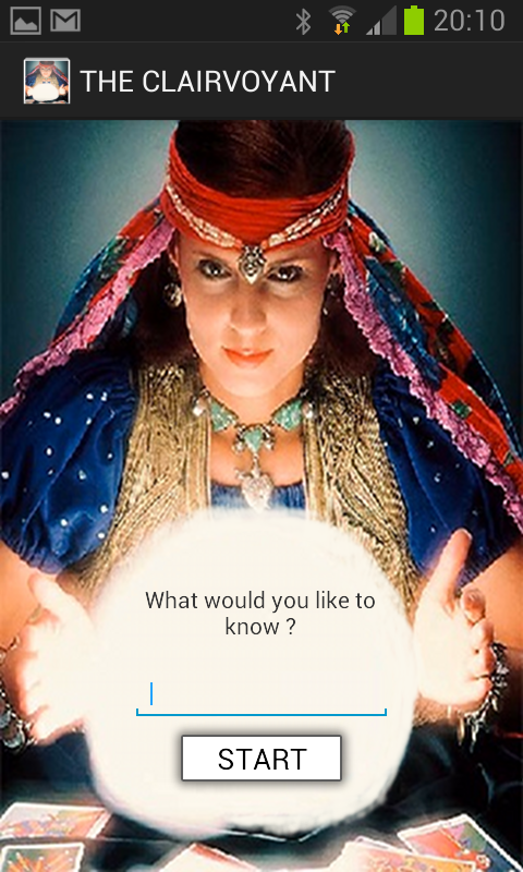 Android application THE CLAIRVOYANT screenshort
