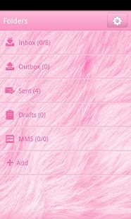 How to install Pink Fur GO SMS Theme patch 1.1 apk for pc