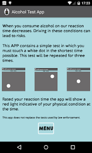 Alcohol Test App Screenshots 1