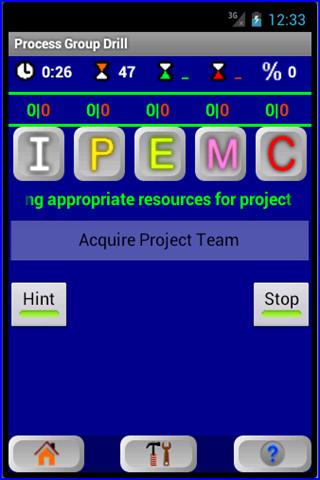 PSA PMP® 5P:Project Management Screen 3