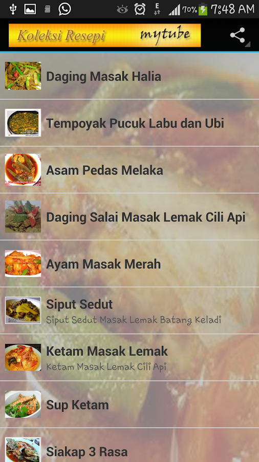 Koleksi Resepi Masakan Melayu - Android Apps on Google Play