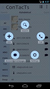 download Phone Book ConTacTs Cute Blue free