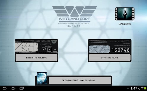 Prometheus Weyland Corp App