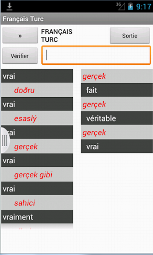 French Turkish Dictionary