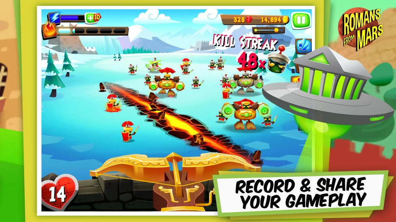 Romans From Mars - screenshot