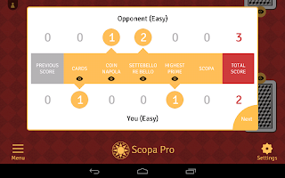 Anteprima screenshot di Scopa Pro APK #14