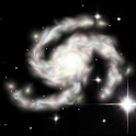 Zooming Cosmos Wallpaper Free logo