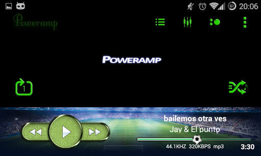 【免費個人化App】Poweramp Skin Football-APP點子