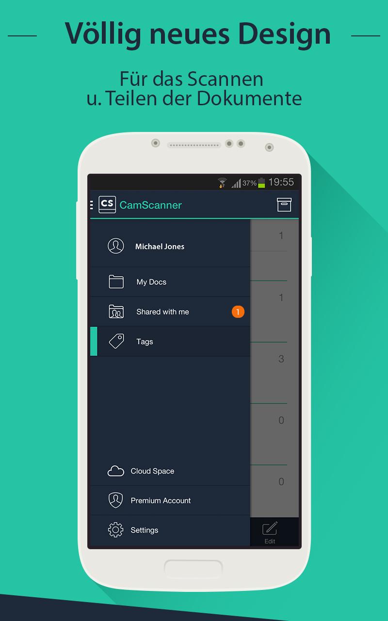 Android application CamScanner (License) screenshort