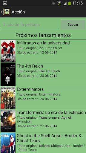 Cartelera de cine