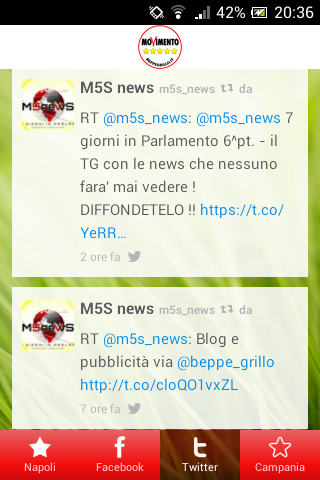 【免費新聞App】MoVimento 5 Stelle Napoli-APP點子