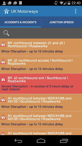 UK Motorways - LIVE