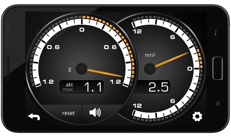 Android application G-Force Driving Assistant screenshort
