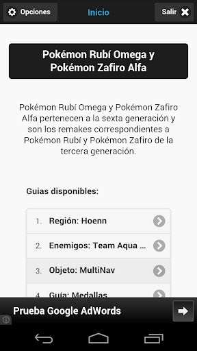 Guías Pokemon Rubi O A Zafiro