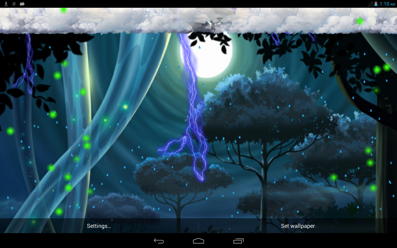 Firefly Forest Live Wallpaper Android Apps On Google Play