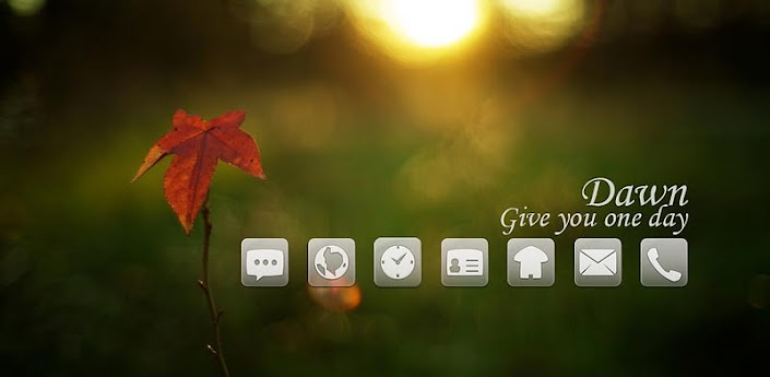 Dawn Theme GO Launcher EX v1.1