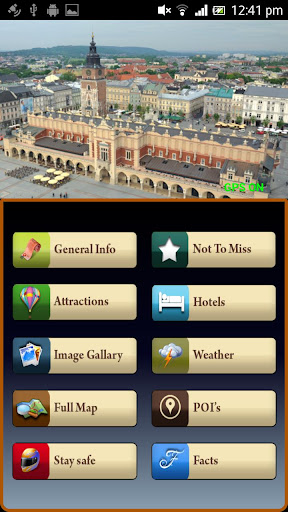 Krakow Offline Map Guide
