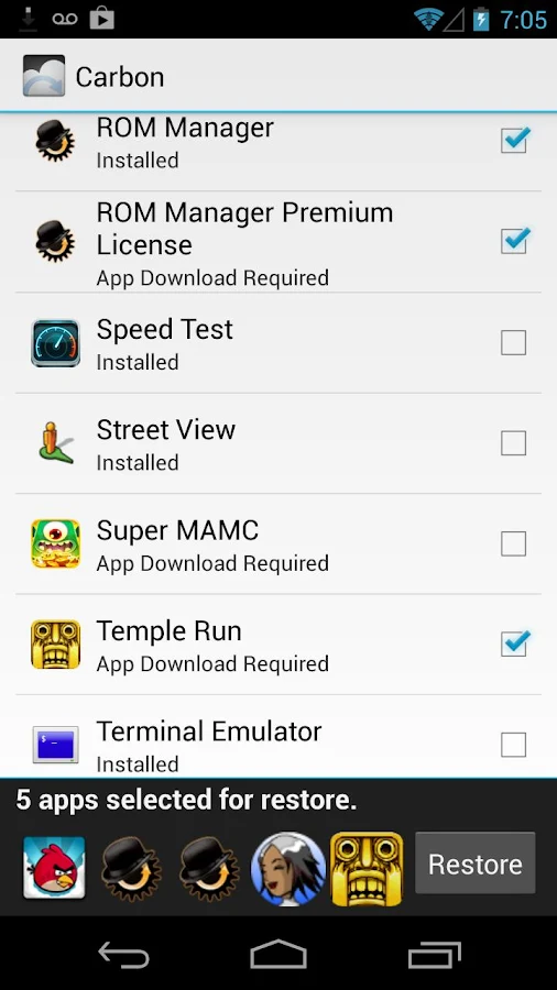    Helium - App Sync and Backup- screenshot  
