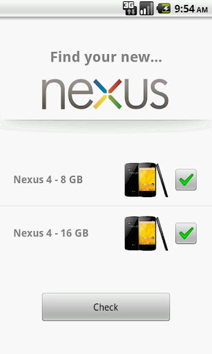 Find Your Nexus 4