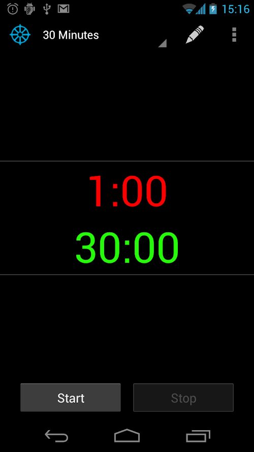 Android application Meditation Helper Pro screenshort