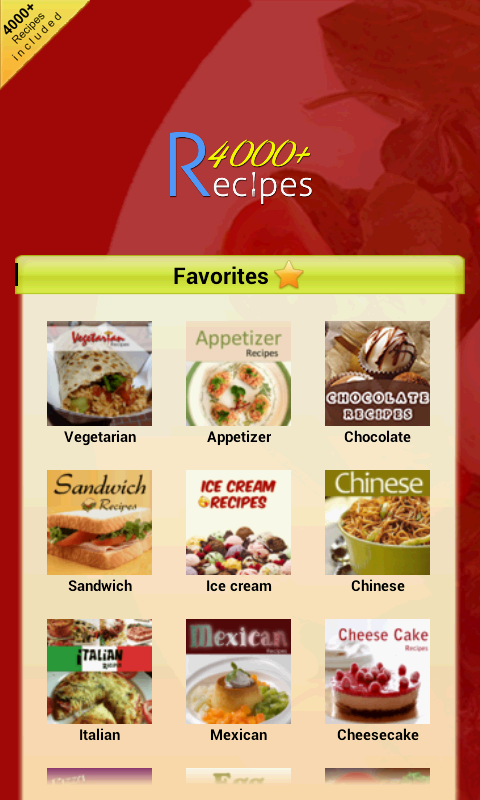 4000+ Recipes (Cookbook) Screen 2