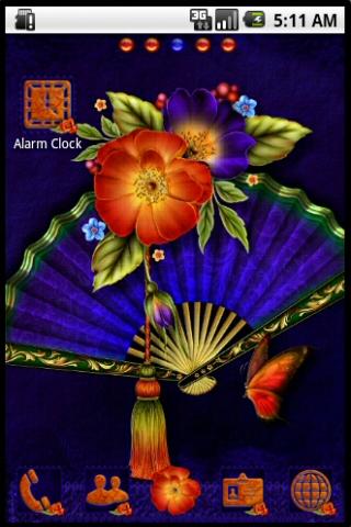 GO Theme  Fashion Flowers Screen 1