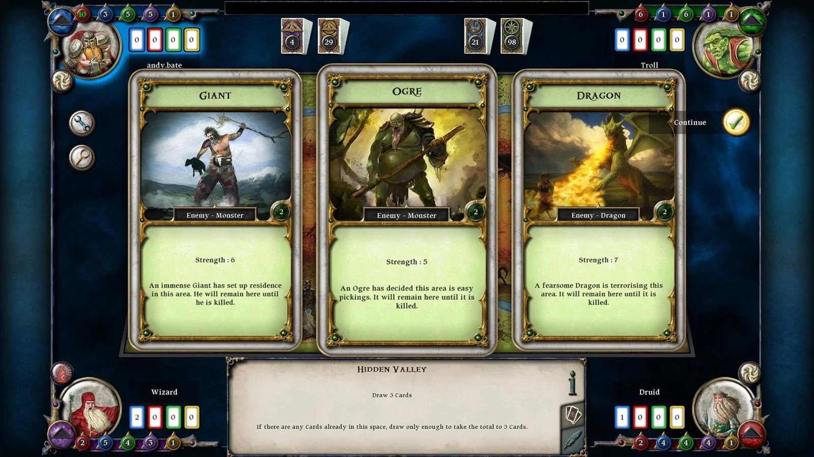 Talisman - screenshot