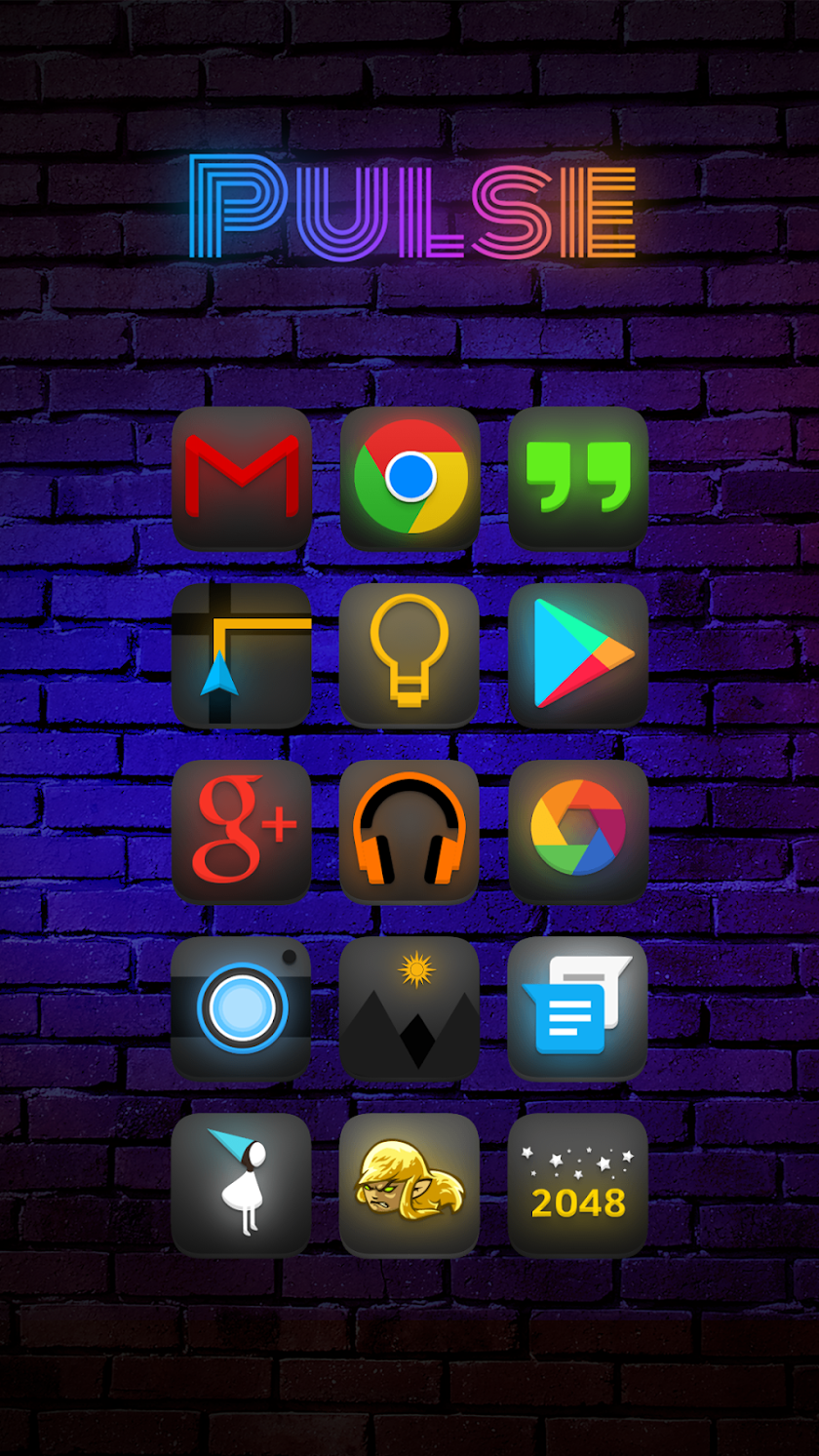 Pulse Icon Pack Screen 1