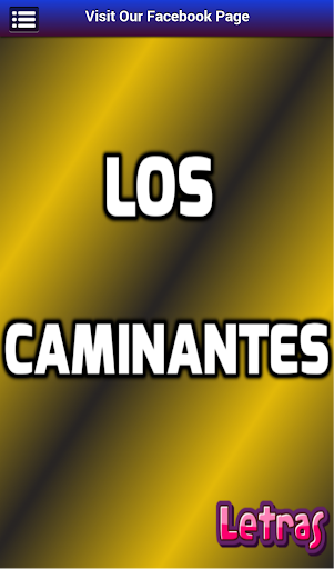 Letras Los Caminantes