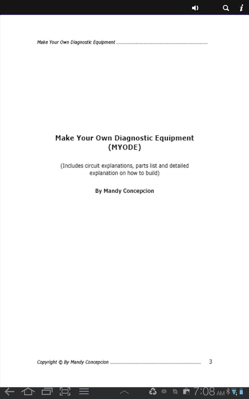 Make Your Own Diagnostic Equip Screen 3