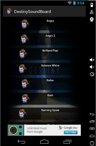 Destiny SoundBoard