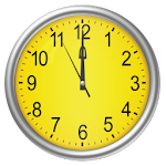 Yellow clock (Wallpapyrus pro) Apk