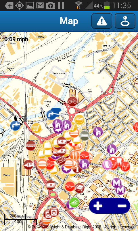 e-canalmapp North east Screen 2