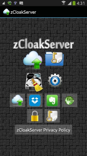 zCloakServer Cloud Manager