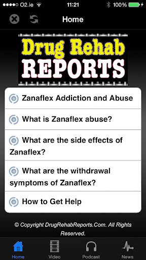 Zanaflex Addiction and Abuse