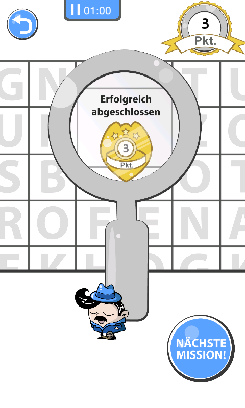 Wortsuche: Wörter Detektiv Screen 3