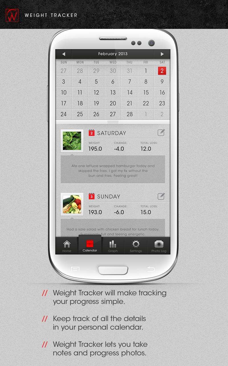 Weight Tracker Pro - BMI TDEE Screen 3