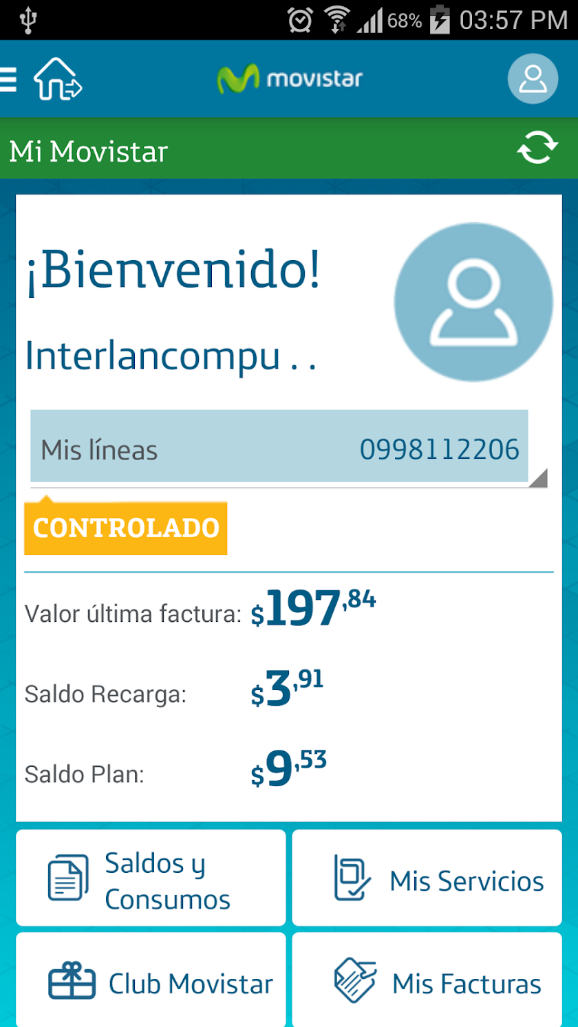 Mi Movistar Screen 2
