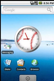 Baseball Clock Widget Screenshots 1