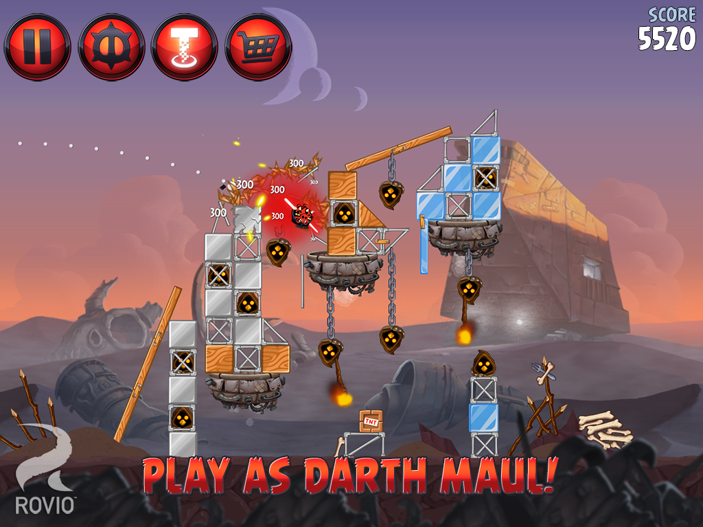 Angry Birds Star Wars II - screenshot