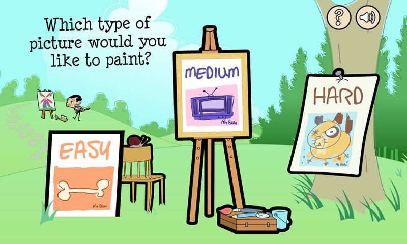 Mr Bean Color &amp; Paint Book Screen 2