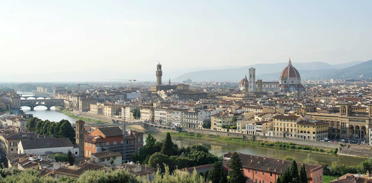 The cityscape of Florence, Italy.