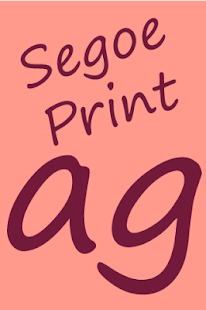 Segoe Print FlipFont Screenshots 6