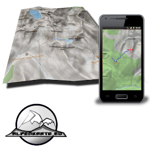 KAISER mountain range map logo